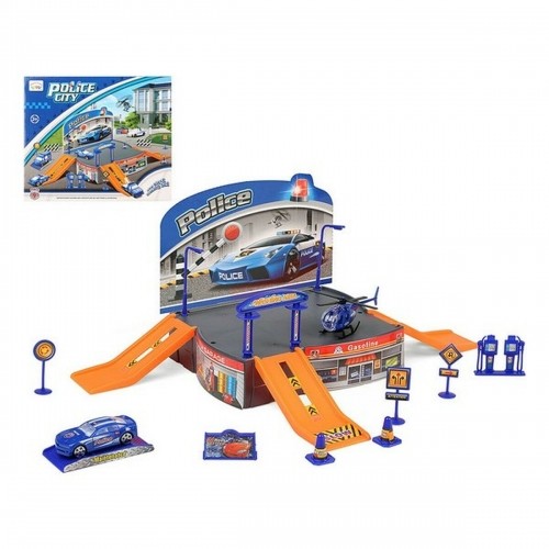 Bigbuy Fun Trase ar Rampām Police 113531 Zils image 1