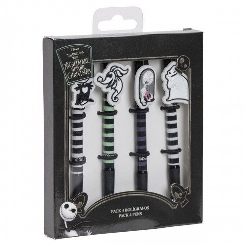 Set of Biros The Nightmare Before Christmas 4 Pieces Black image 1