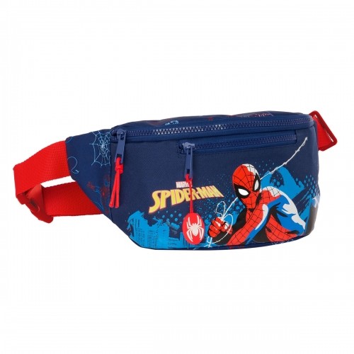 Belt Pouch Spider-Man Neon Navy Blue 23 x 12 x 9 cm image 1