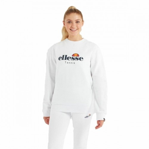 Women’s Sweatshirt without Hood Ellesse Pareggio White image 1