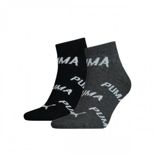 Sports Socks Puma 100000954 001 Black Unisex (2 uds) image 1