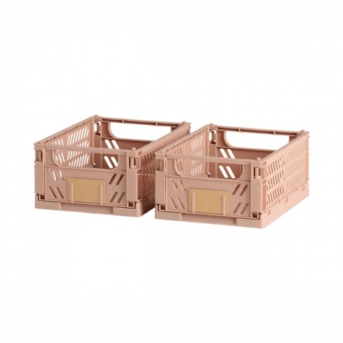 Set of Stackable Organising Boxes Sand 3,3 L image 1