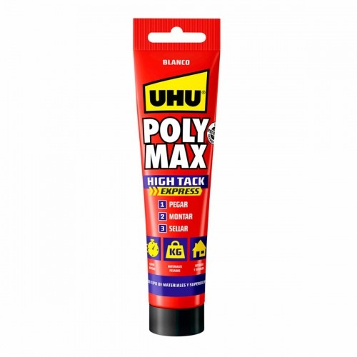 Герметик / Клей UHU 6312920 Poly Max High Tack Epress 165 g Белый image 1