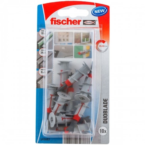 Studs Fischer Duoblade Nylon Plastic (10 Units) image 1