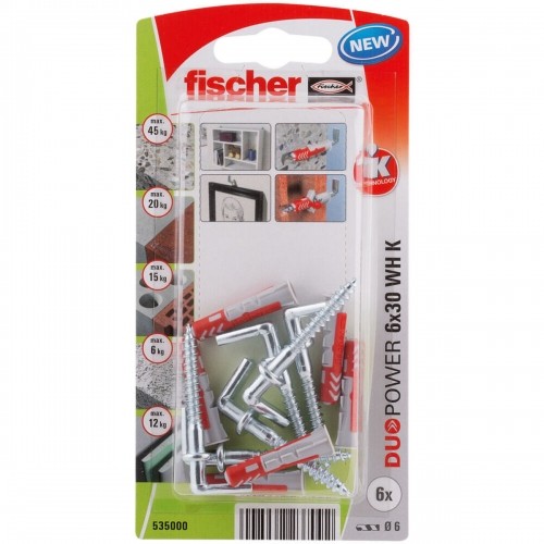 Tapas Fischer DuoPower 535000 Kniedes Ø 6 x 30 mm 6 gb. image 1