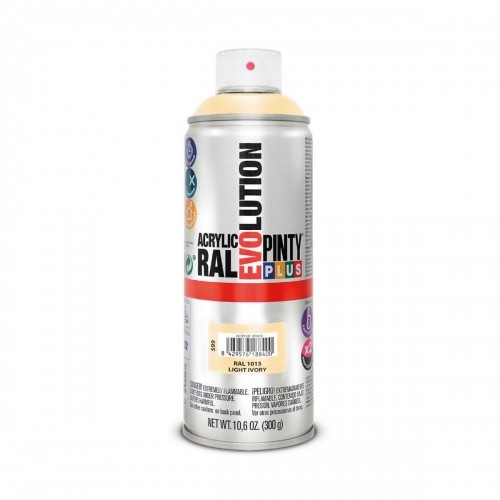 Spray paint Pintyplus Evolution RAL 1015 400 ml Light Ivory image 1