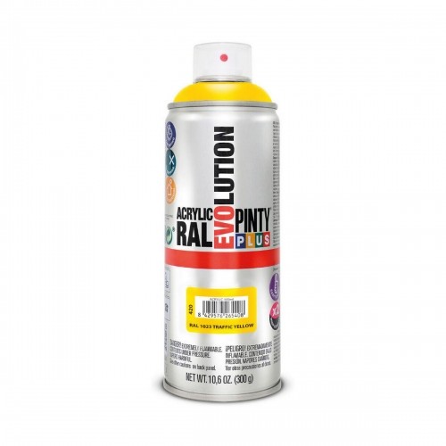 Spray paint Pintyplus Evolution RAL 1023 300 ml Traffic Yellow image 1