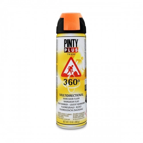 Spray paint Pintyplus Tech T143 360º Orange 500 ml image 1