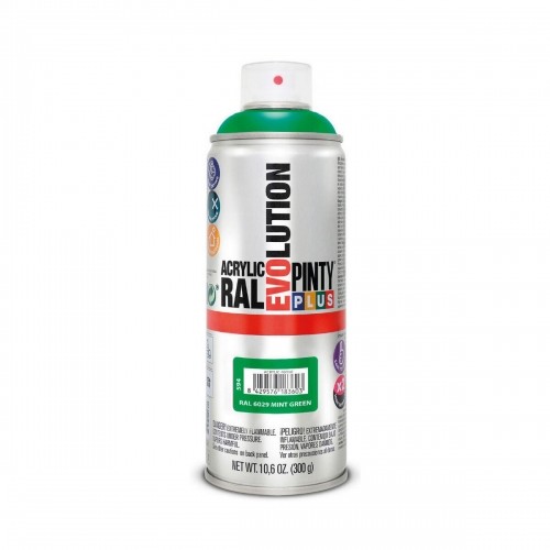 Spray paint Pintyplus Evolution RAL 6029 400 ml Mint Green image 1