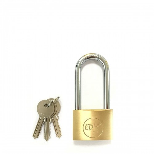 Key padlock EDM Brass image 1