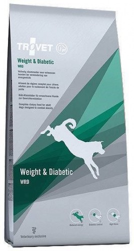 TROVET Weight & Diabetic WRD with chicken - dry dog food - 12,5 kg image 1