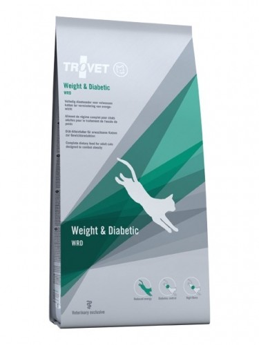 TROVET Weight & Diabetic 3 kg Adult Poultry, Rice image 1