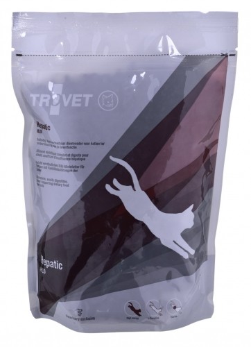 TROVET Hepatic HLD with chicken- dry cat food - 500 g image 1