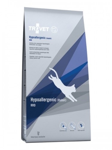 TROVET Hypoallergenic RRD with rabbit - dry cat food - 3 kg image 1