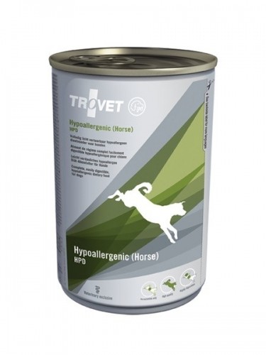 TROVET Hypoallergenic HPD with horse - Wet dog food - 400 g image 1