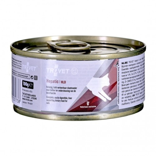 TROVET Hepatic HLD with chicken - wet cat food - 100g image 1