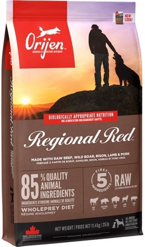 ORIJEN Regional Red - dry dog food - 11,4 kg image 1