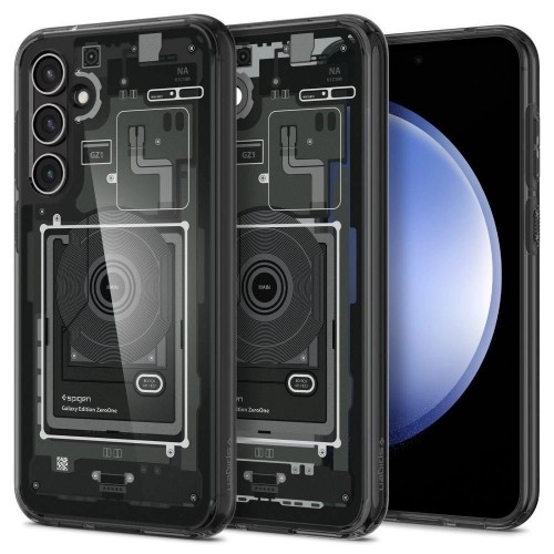 Spigen Ultra Hybrid case for Samsung Galaxy S23 FE - dark gray (Zero One pattern) image 1