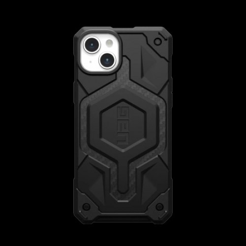 UAG Monarch Pro - protective case for iPhone 15 Plus compatible with MagSafe (carbon fiber) image 1