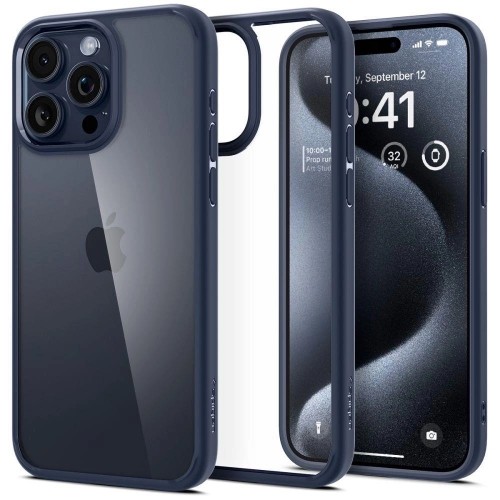 Spigen Ultra Hybrid, navy blue - iPhone 15 Pro image 1