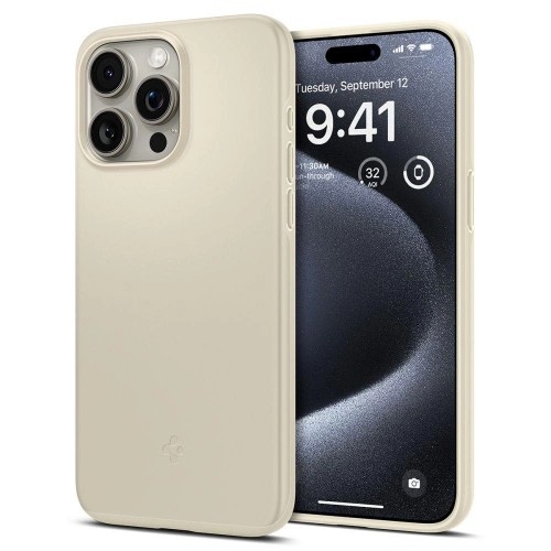 Spigen Thin Fit, mute beige - iPhone 15 Pro image 1
