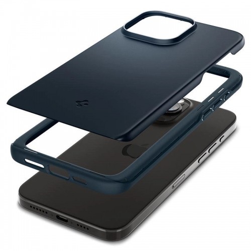 Spigen Thin Fit, metal slate - iPhone 15 Pro Max image 1