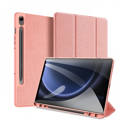 Dux Ducis Domo eco-leather case with stand for Samsung Tab S9 FE+ - pink image 1