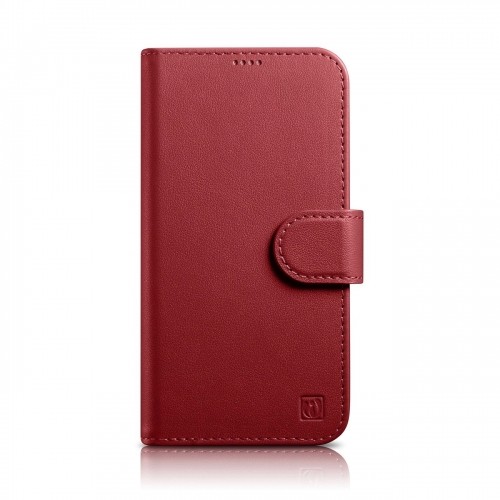 iCarer Wallet Case 2in1 Cover iPhone 14 Plus Anti-RFID Leather Flip Cover Red (WMI14220727-RD) image 1