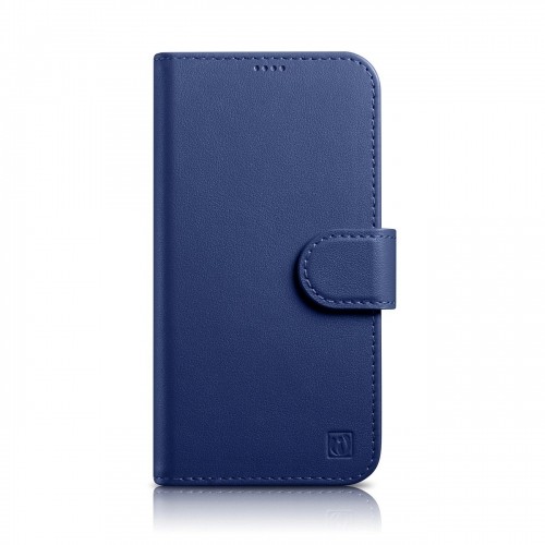 iCarer Wallet Case 2in1 Cover iPhone 14 Pro Leather Flip Case Anti-RFID blue (WMI14220726-BU) image 1