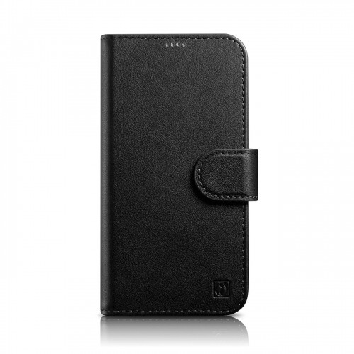 iCarer Wallet Case 2in1 Case iPhone 14 Leather Flip Cover Anti-RFID black (WMI14220725-BK) image 1