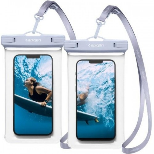 Spigen Waterproof Case A601 Universal 2szt Aqua Blue AMP04524 image 1