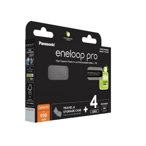 Panasonic Eneloop Pro Baterijas AAA 930mAh uzlādējamas 4.gab. + BOX image 1