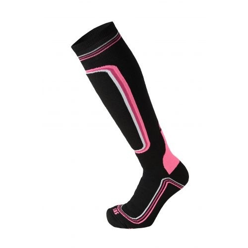 Mico Woman SuperThermo Ski Sock Heavy / Melna / Rozā / 41-42 image 1