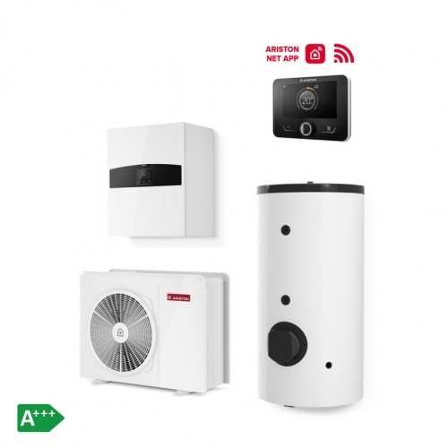 Теплонасос Ariston NIMBUS FLEX 90 S T NET, воздух-вода, с бойлером, с Wi-Fi, 14.37 kW image 1