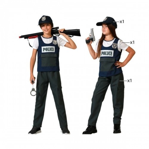 Costume for Children Police Officer image 1