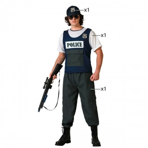 Costume for Adults Policeman image 1