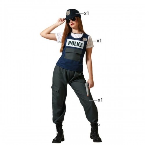 Costume for Adults Police Officer Lady image 1