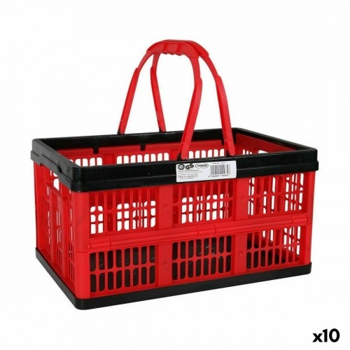 Saliekama Kaste ar Rokturiem Tontarelli Voilà 16 L Sarkans 39 x 25,5 x 21 cm (10 gb.) image 1