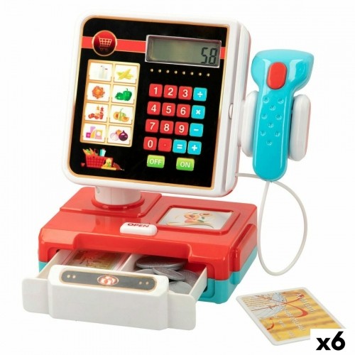 Toy Cash Register Colorbaby My Home 17 Pieces 18 x 19 x 11 cm 6 Units image 1