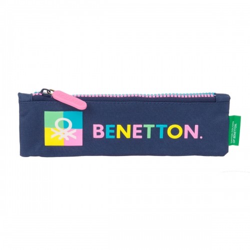 School Case Benetton Cool Navy Blue 20 x 6 x 1 cm image 1