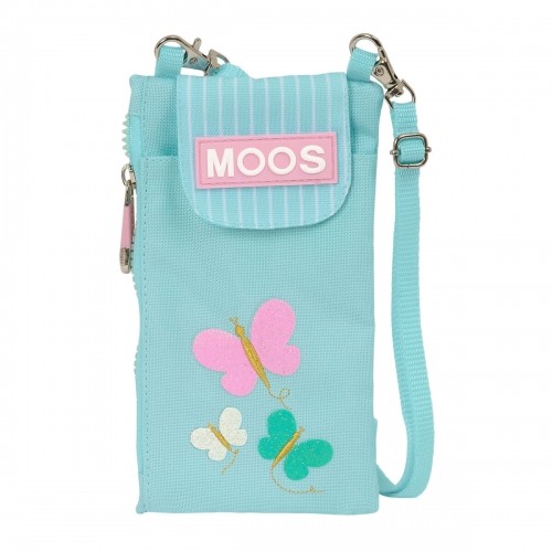 Purse Moos Butterflies Mobile Bag Blue image 1