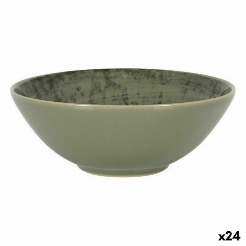 Bowl La Mediterránea Aspe Green Ø 16,3 x 6,1 cm (24 Units) image 1