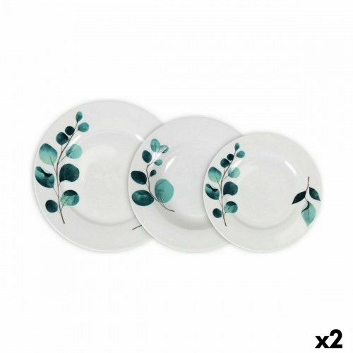 Dinnerware Set La Mediterránea Detroit Circular 18 Pieces (2 Units) image 1