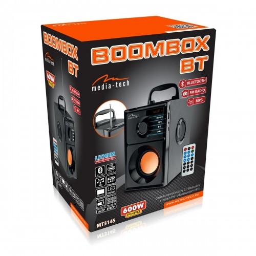 Bluetooth Speakers Media Tech BoomBox BT MT3145 V2 Black 600 W image 1