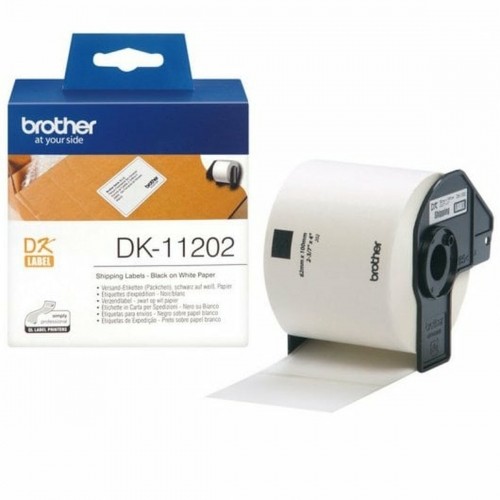 Printer Labels Brother DK-11201 Black/White image 1
