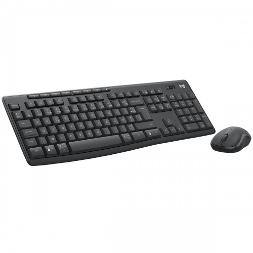 Keyboard and Wireless Mouse Logitech MK370 Azerty French Grey Graphite image 1