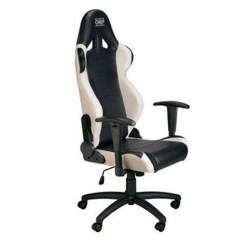 Gaming Chair OMP OMPHA/777E/NW Black/White image 1