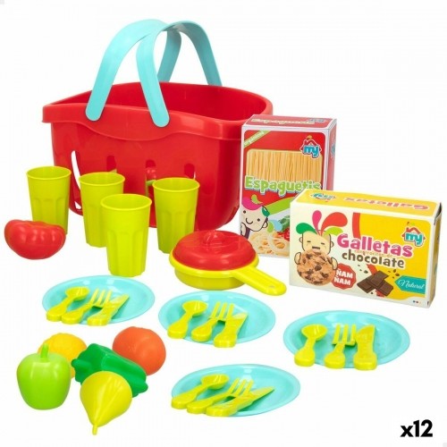 Набор игрушечных продуктов Colorbaby Посуда и кухонные принадлежности 33 Предметы (12 штук) image 1