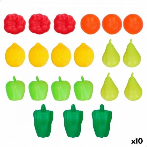 Toy Food Set Colorbaby 21 Pieces (10 Units) image 1