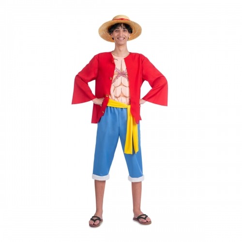 Маскарадные костюмы для взрослых One Piece Luffy (5 Предметы) image 1